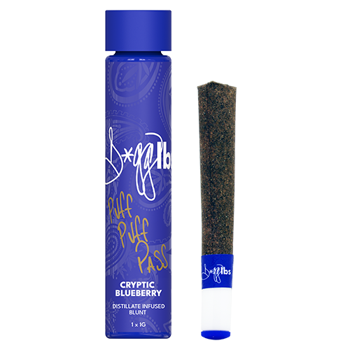 Dogg Lbs Cryptic Blueberry 1g Blunt Tube Combo